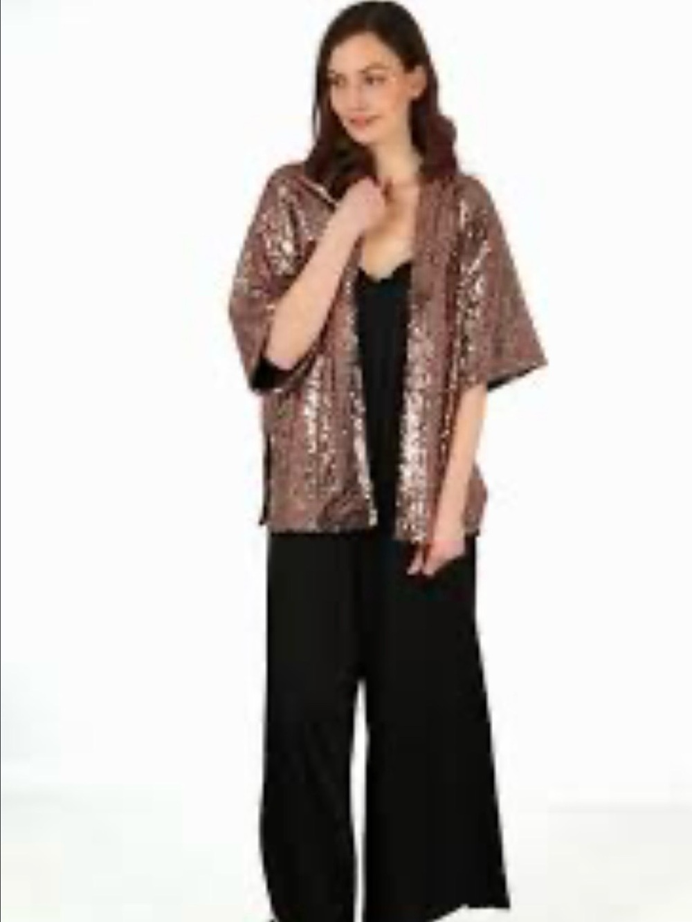 Jealous Tomato Gold Sequin Jacket